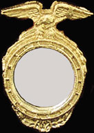 Dollhouse Miniature Ornate Mirror